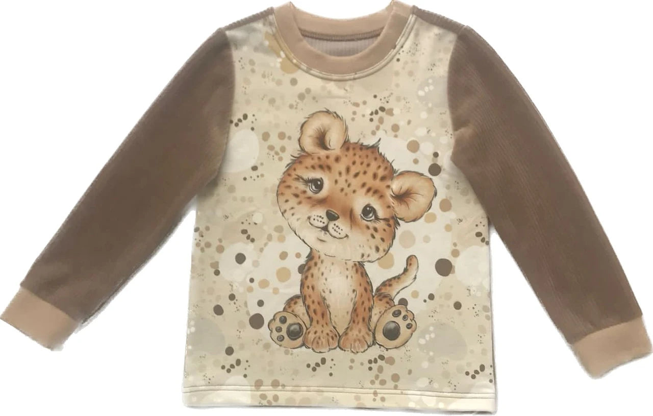 Kinder Sweat Leopard