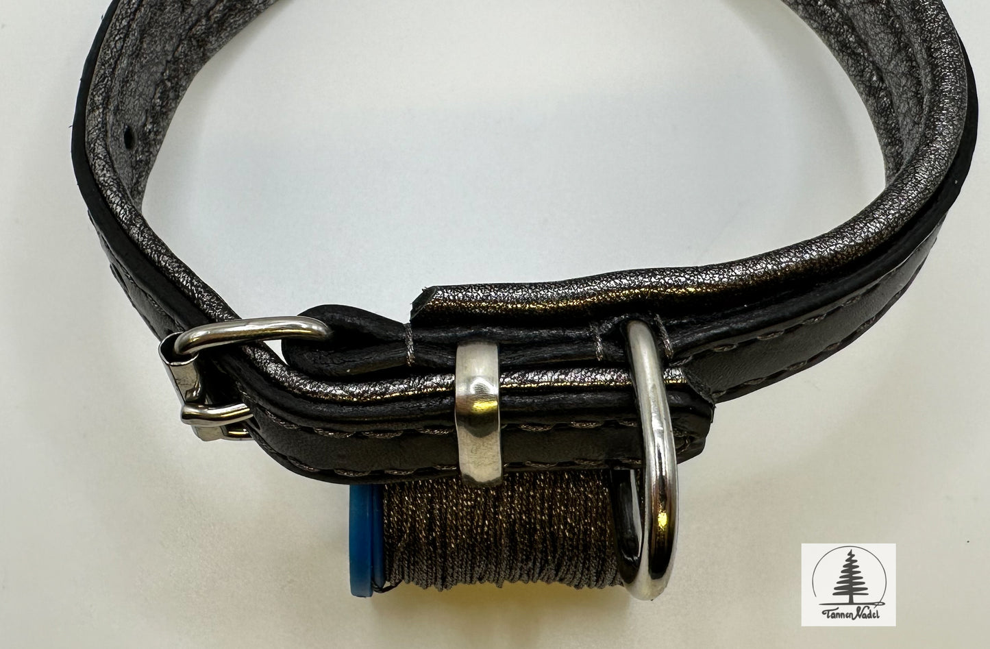 Halsband Schwarz-Silber