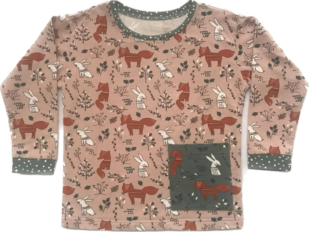 Kinder Shirt Wald Tiere