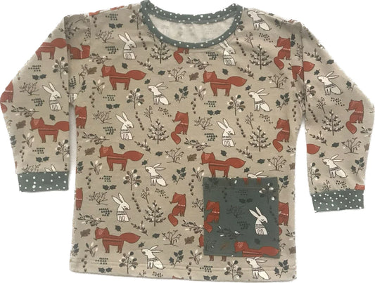 Kindershirt Wald Tiere