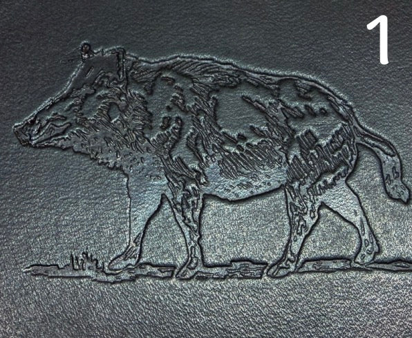 Untersetzer aus Leder